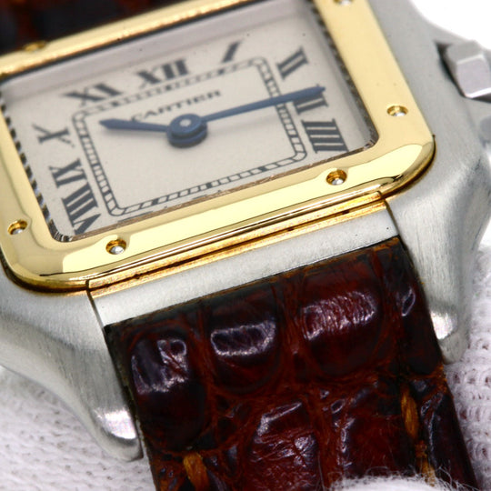 CARTIER Watches Quartz Stainless Steel Silver PANTHERESM Ivory dial