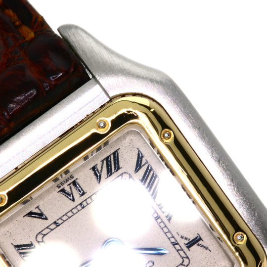 CARTIER Watches Quartz Stainless Steel Silver PANTHERESM Ivory dial