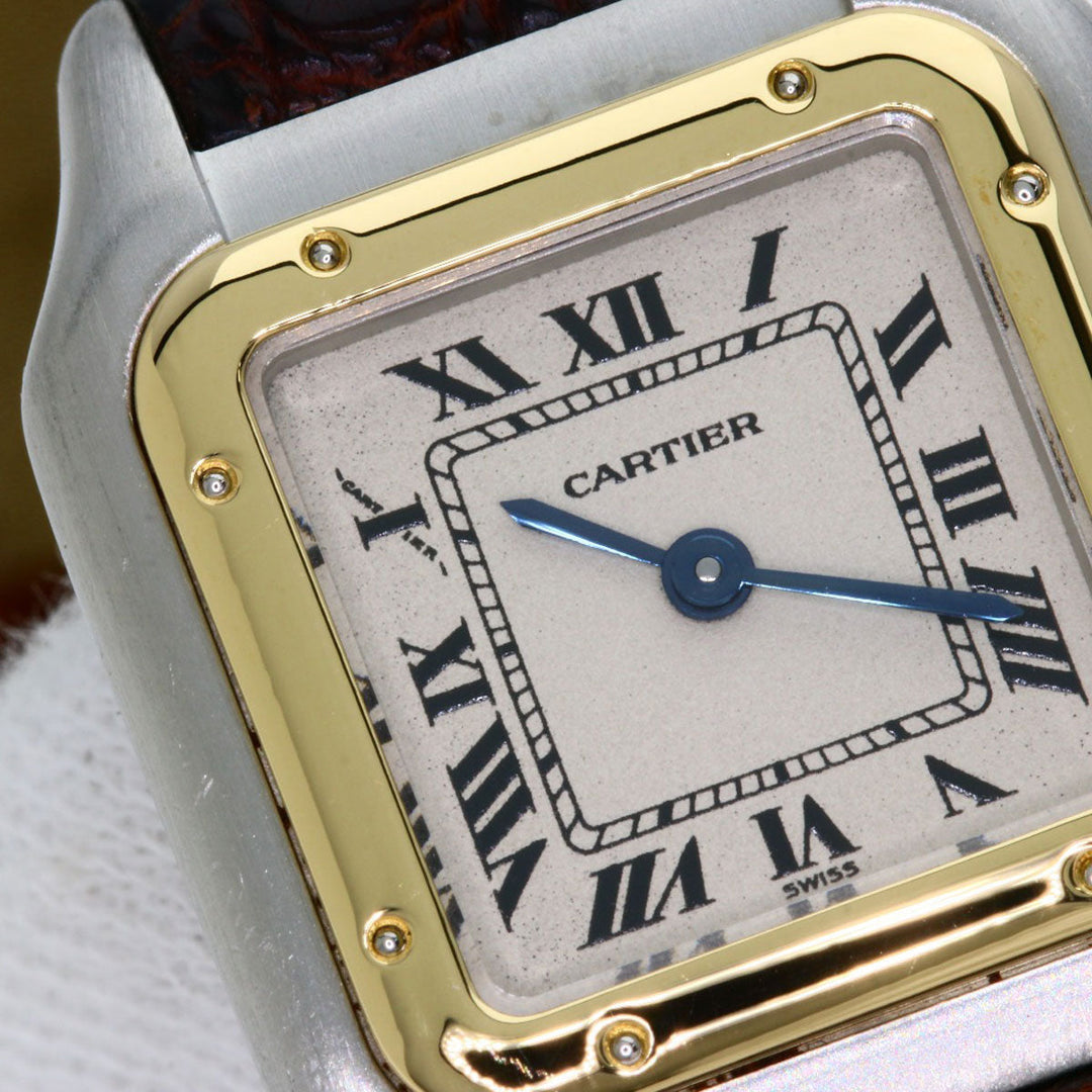 CARTIER Watches Quartz Stainless Steel Silver PANTHERESM Ivory dial