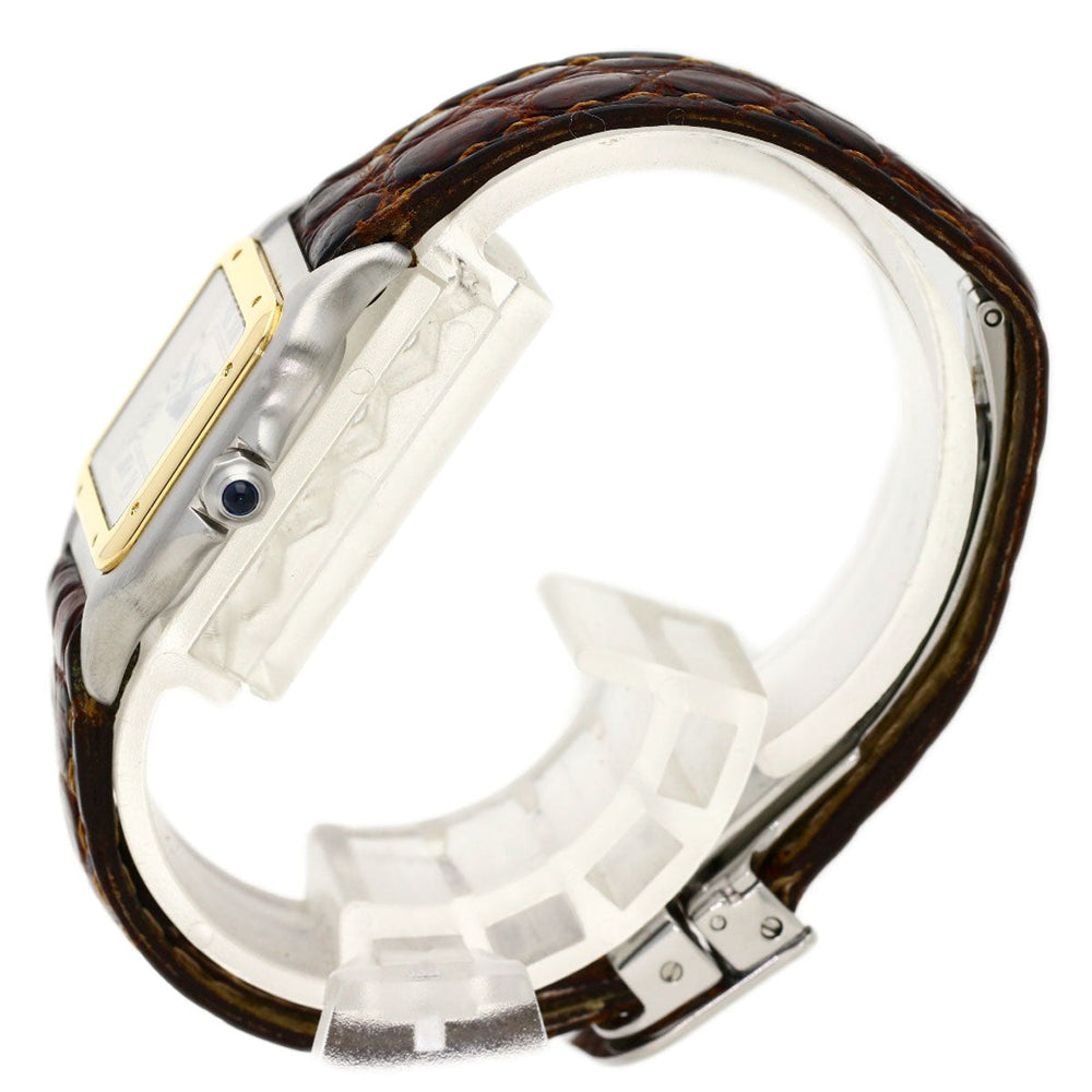 CARTIER Watches Quartz Stainless Steel Silver PANTHERESM Ivory dial