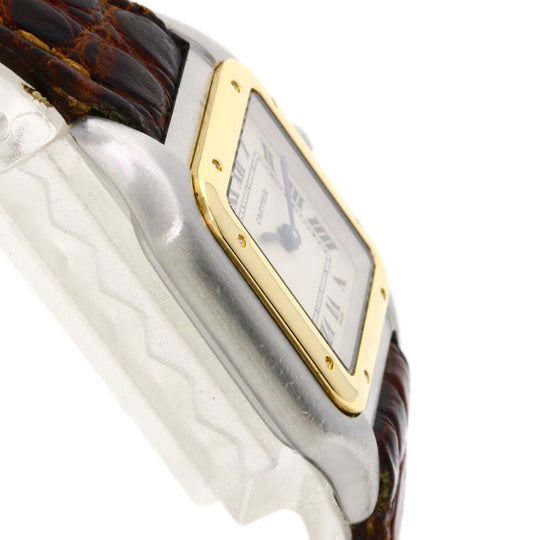 CARTIER Watches Quartz Stainless Steel Silver PANTHERESM Ivory dial