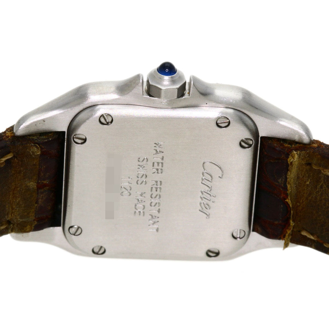 CARTIER Watches Quartz Stainless Steel Silver PANTHERESM Ivory dial