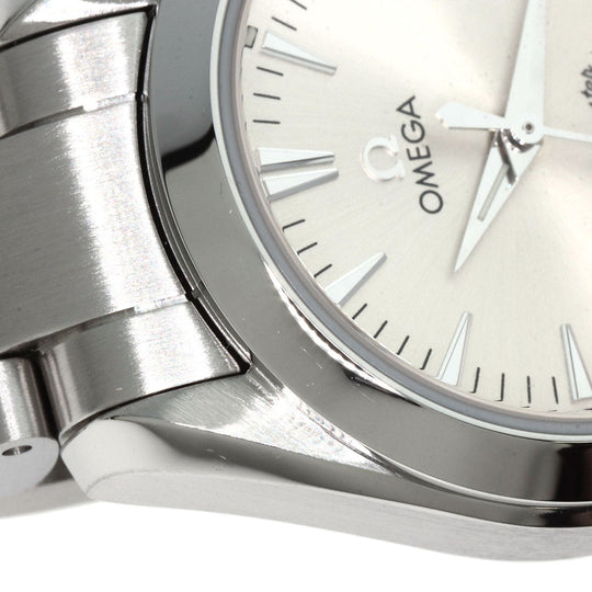 OMEGA Watches Quartz 2577.30 Stainless Steel , Stainless Steel Silver Seamaster Aqua Terra Silver dial Women Used Authentic