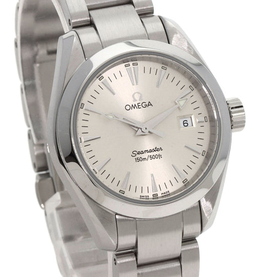 OMEGA Watches Quartz 2577.30 Stainless Steel , Stainless Steel Silver Seamaster Aqua Terra Silver dial Women Used Authentic