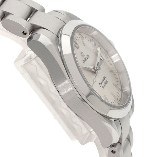 OMEGA Watches Quartz 2577.30 Stainless Steel , Stainless Steel Silver Seamaster Aqua Terra Silver dial Women Used Authentic