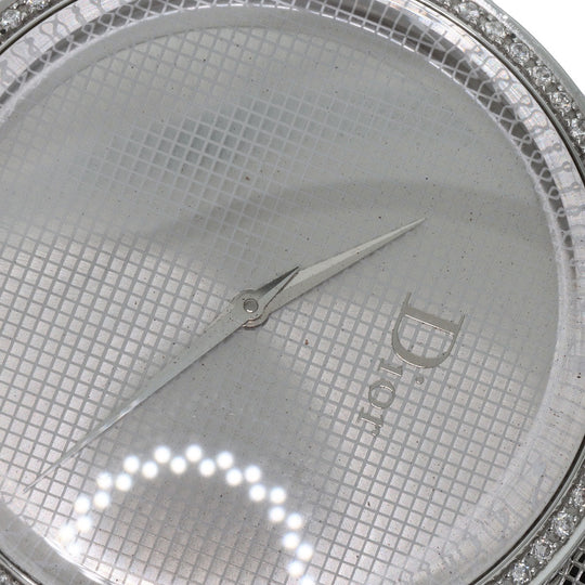 Christian Dior Watches Quartz CD043111 Stainless Steel Silver la di de dior Silver dial