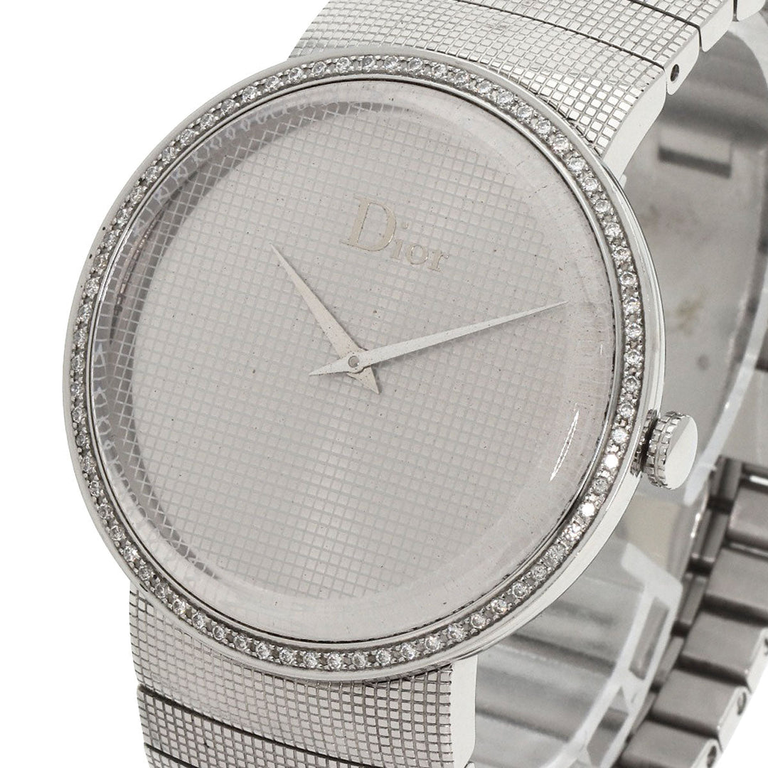 Christian Dior Watches Quartz CD043111 Stainless Steel Silver la di de dior Silver dial