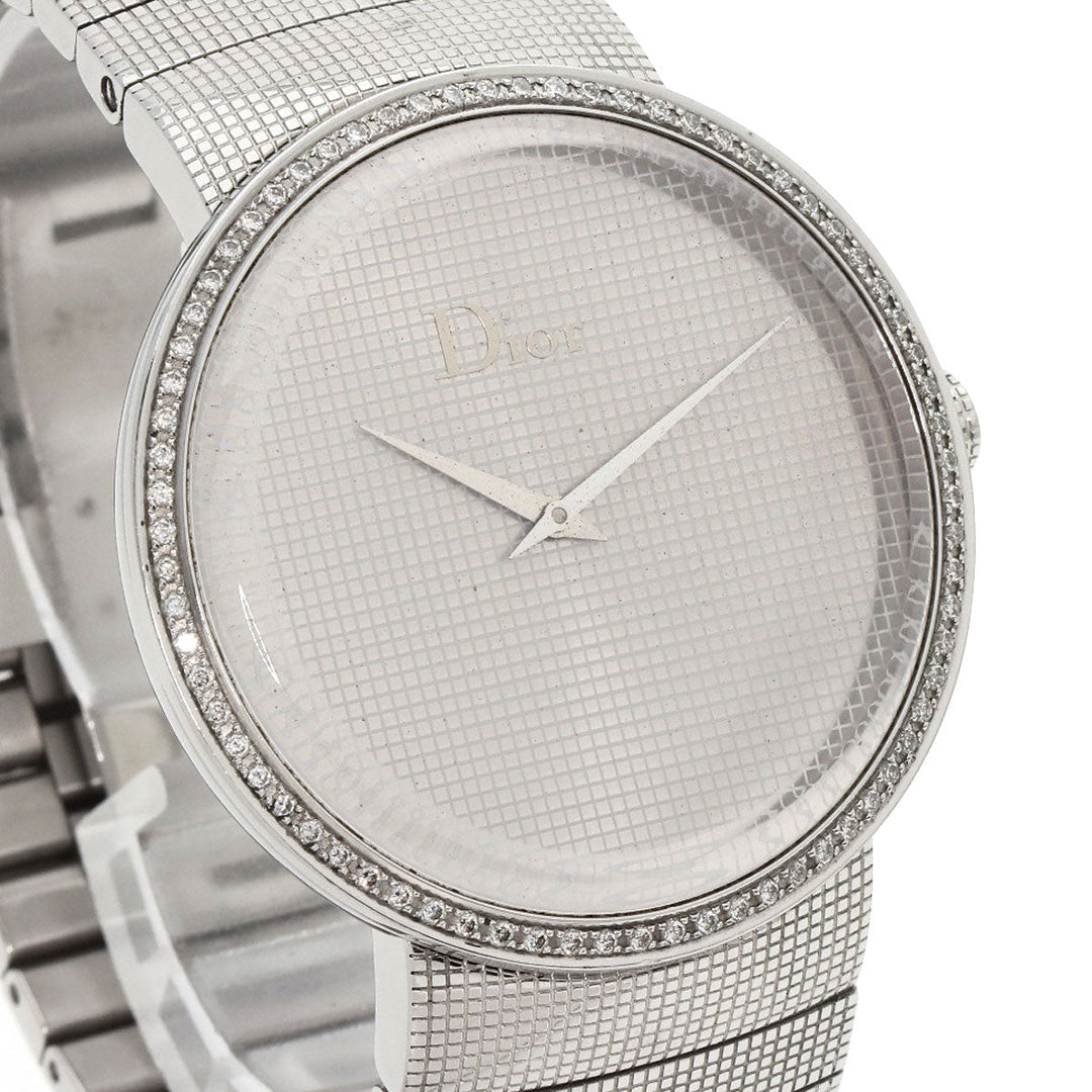 Christian Dior Watches Quartz CD043111 Stainless Steel Silver la di de dior Silver dial