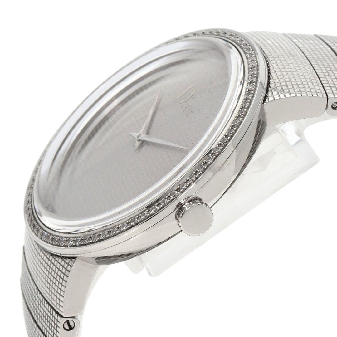Christian Dior Watches Quartz CD043111 Stainless Steel Silver la di de dior Silver dial