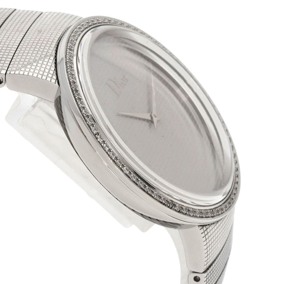 Christian Dior Watches Quartz CD043111 Stainless Steel Silver la di de dior Silver dial