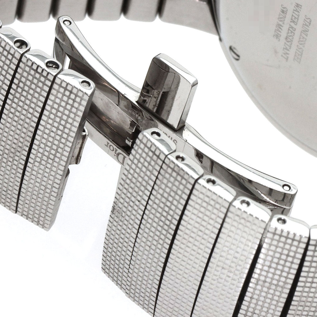 Christian Dior Watches Quartz CD043111 Stainless Steel Silver la di de dior Silver dial