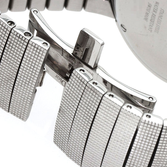 Christian Dior Watches Quartz CD043111 Stainless Steel Silver la di de dior Silver dial