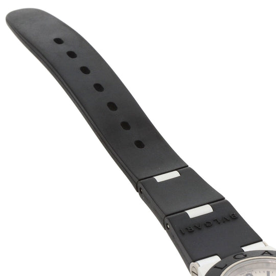 BVLGARI Watches Quartz AL29TA Aluminum, Rubber Silver aluminum Silver dial Women Used Authentic