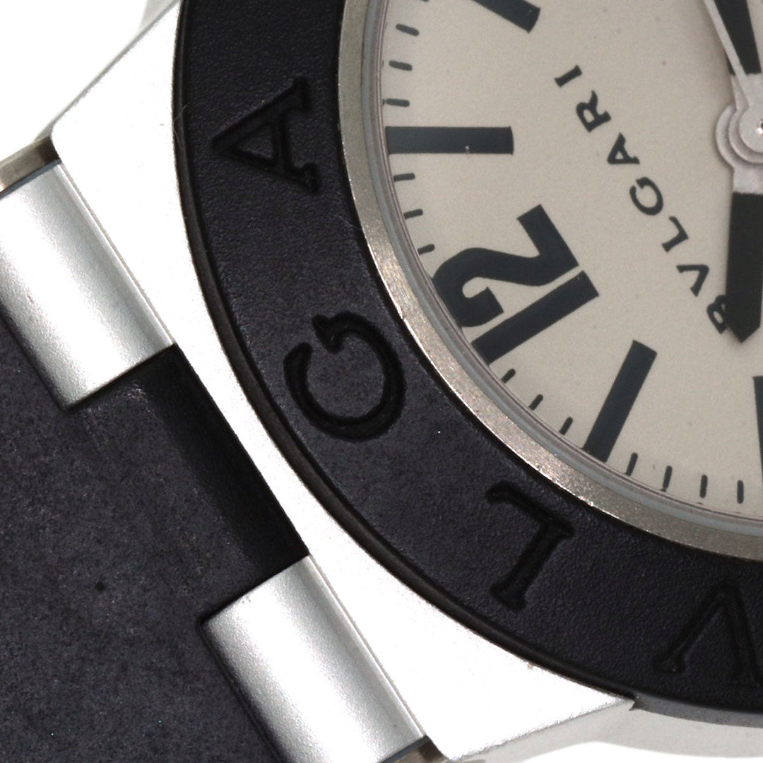 BVLGARI Watches Quartz AL29TA Aluminum, Rubber Silver aluminum Silver dial Women Used Authentic