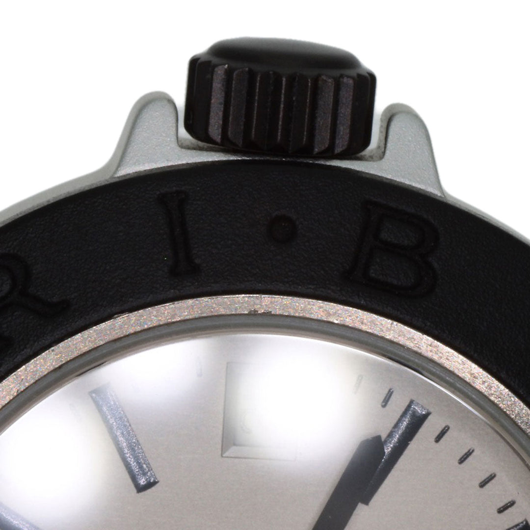 BVLGARI Watches Quartz AL29TA Aluminum, Rubber Silver aluminum Silver dial Women Used Authentic