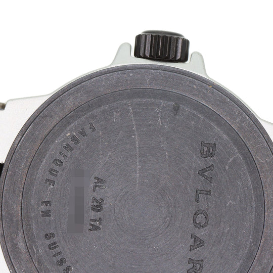 BVLGARI Watches Quartz AL29TA Aluminum, Rubber Silver aluminum Silver dial Women Used Authentic