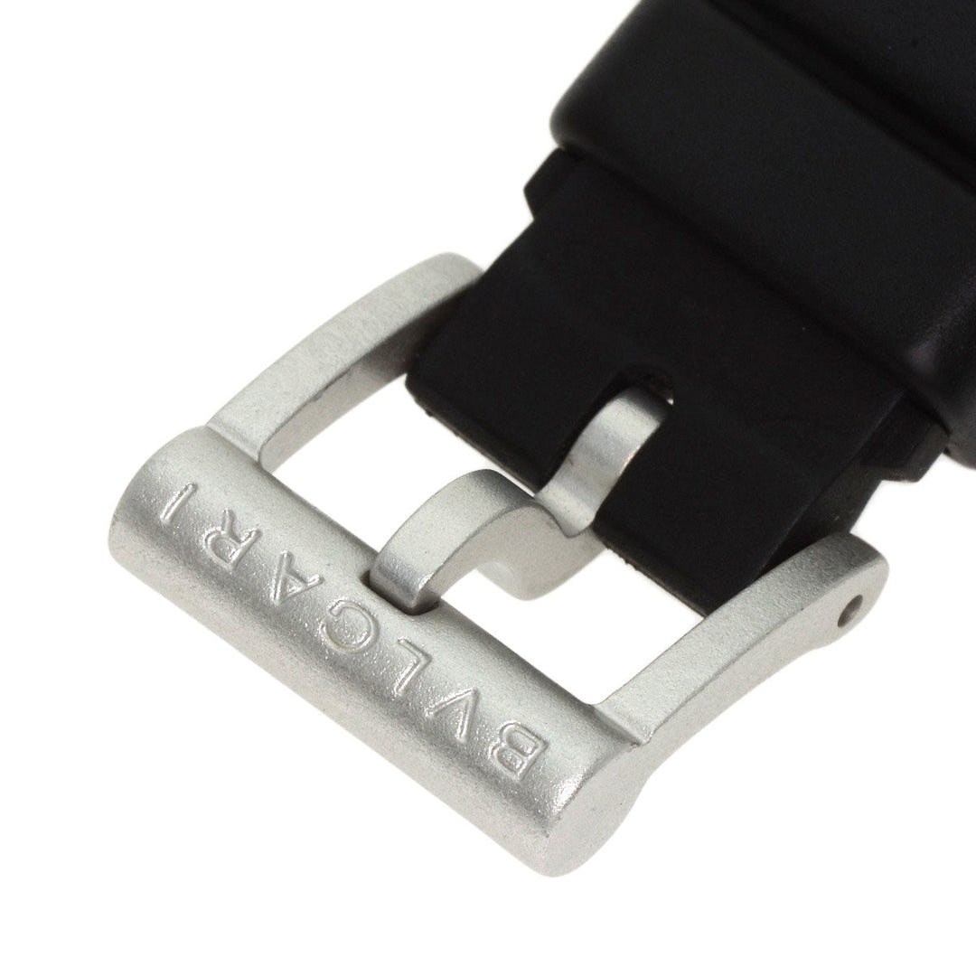 BVLGARI Watches Quartz AL29TA Aluminum, Rubber Silver aluminum Silver dial Women Used Authentic