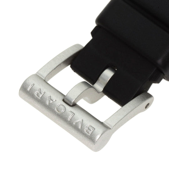 BVLGARI Watches Quartz AL29TA Aluminum, Rubber Silver aluminum Silver dial Women Used Authentic