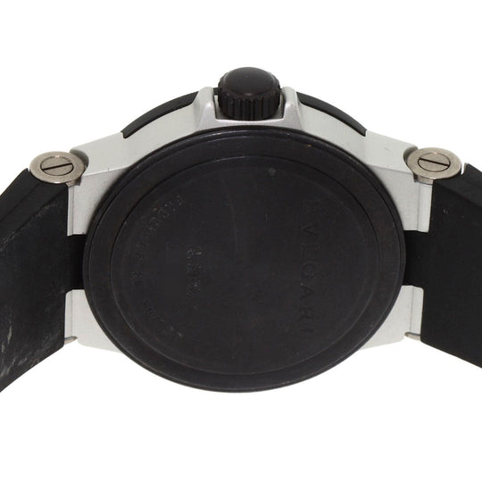BVLGARI Watches Quartz AL29TA Aluminum, Rubber Silver aluminum Silver dial Women Used Authentic
