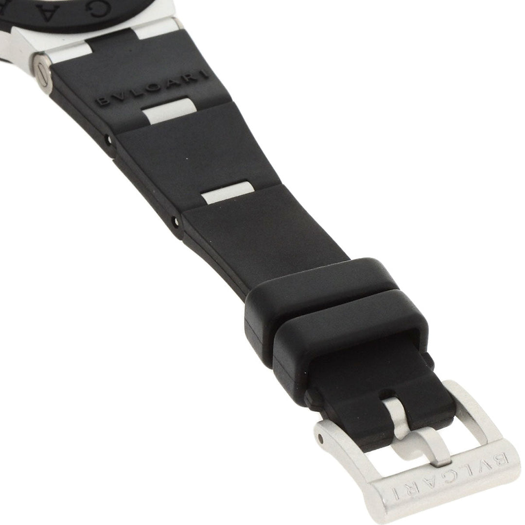 BVLGARI Watches Quartz AL29TA Aluminum, Rubber Silver aluminum Silver dial Women Used Authentic