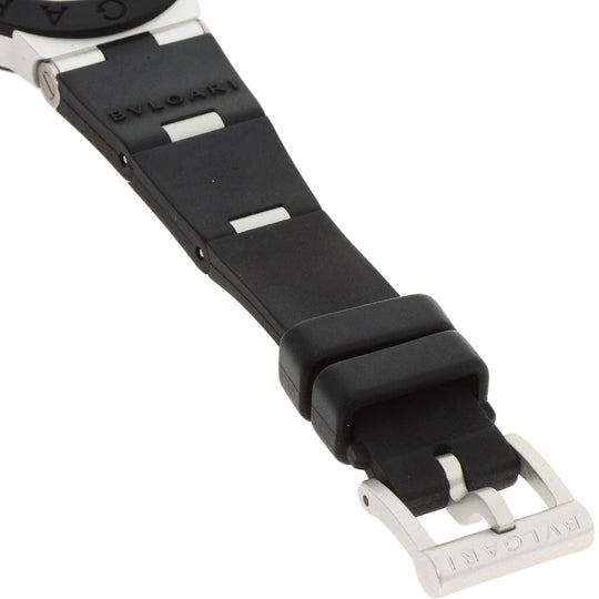 BVLGARI Watches Quartz AL29TA Aluminum, Rubber Silver aluminum Silver dial Women Used Authentic