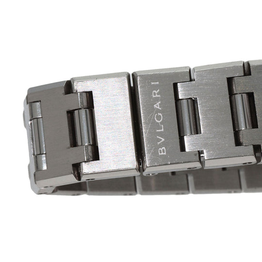 BVLGARI Watches Quartz BB26SSD Stainless Steel Silver Bulgari black dial Women Used Authentic
