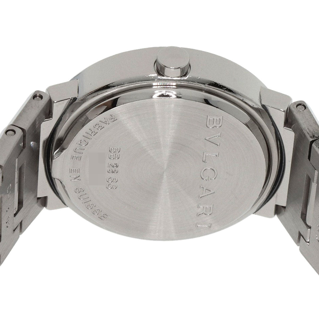 BVLGARI Watches Quartz BB26SSD Stainless Steel Silver Bulgari black dial Women Used Authentic