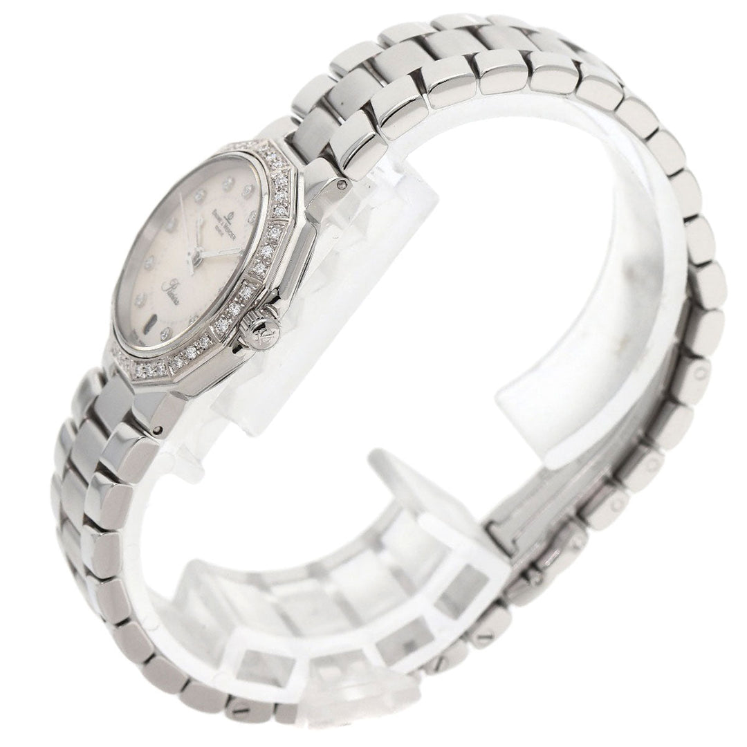 Baume & Mercier Watches Quartz MV045057 Stainless Steel Silver Riviera Diamond Women Used Authentic