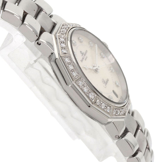 Baume & Mercier Watches Quartz MV045057 Stainless Steel Silver Riviera Diamond Women Used Authentic