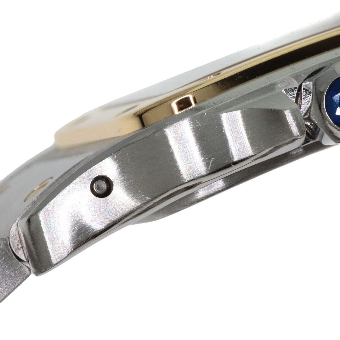 CARTIER Watches Quartz W20012C4 Stainless Steel , SSxK18YG Silver Santosgalbe SM Silver dial Women Used Authentic