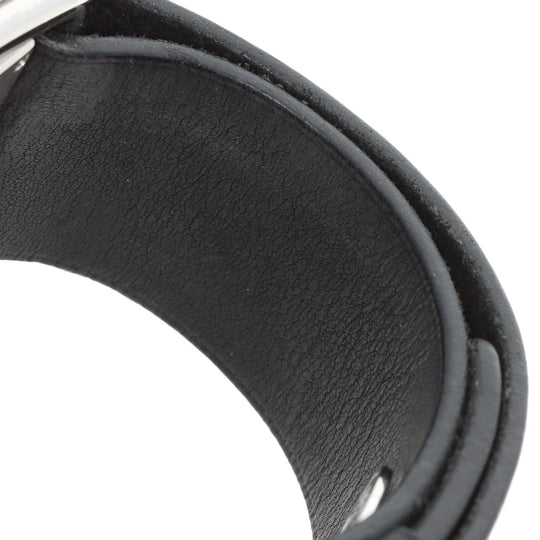 HERMES Watches Quartz BA1.510 Stainless Steel, Leather Silver Valenia Silver dial Women Used Authentic