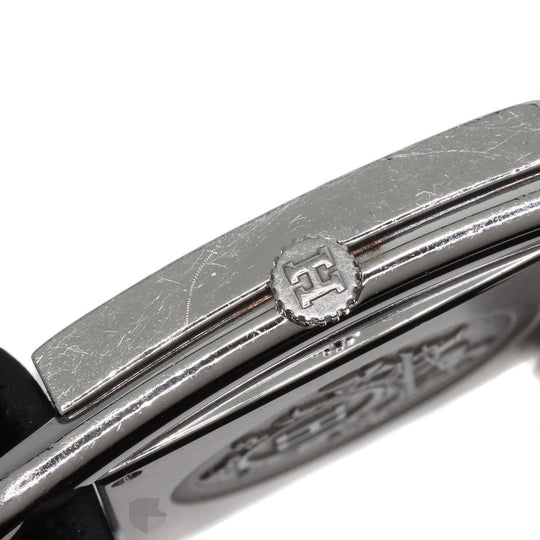HERMES Watches Quartz BA1.510 Stainless Steel, Leather Silver Valenia Silver dial Women Used Authentic