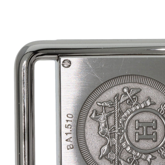 HERMES Watches Quartz BA1.510 Stainless Steel, Leather Silver Valenia Silver dial Women Used Authentic