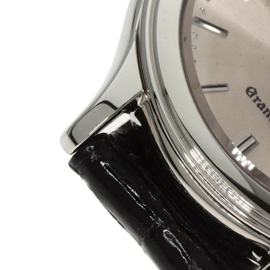 SEIKO Watches Quartz 4J51-0A10 Stainless Steel, Leather Silver Grand Seiko Round Face Silver dial Women Used Authentic