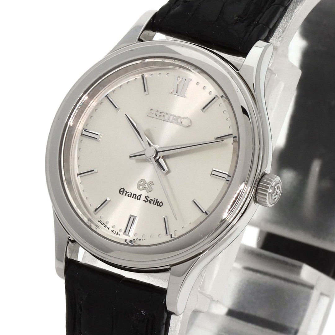 SEIKO Watches Quartz 4J51-0A10 Stainless Steel, Leather Silver Grand Seiko Round Face Silver dial Women Used Authentic