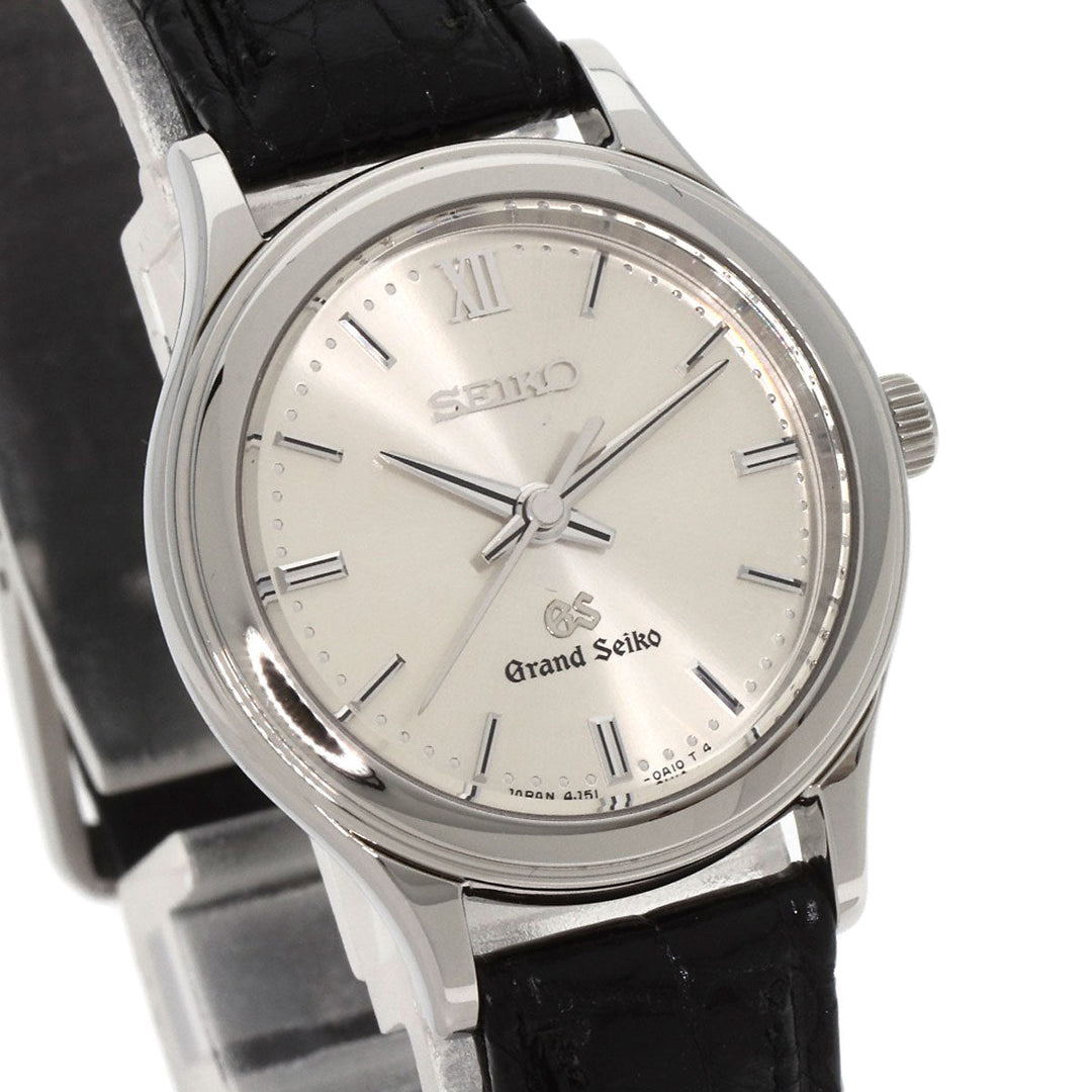 SEIKO Watches Quartz 4J51-0A10 Stainless Steel, Leather Silver Grand Seiko Round Face Silver dial Women Used Authentic