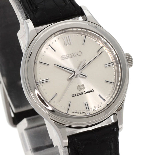 SEIKO Watches Quartz 4J51-0A10 Stainless Steel, Leather Silver Grand Seiko Round Face Silver dial Women Used Authentic