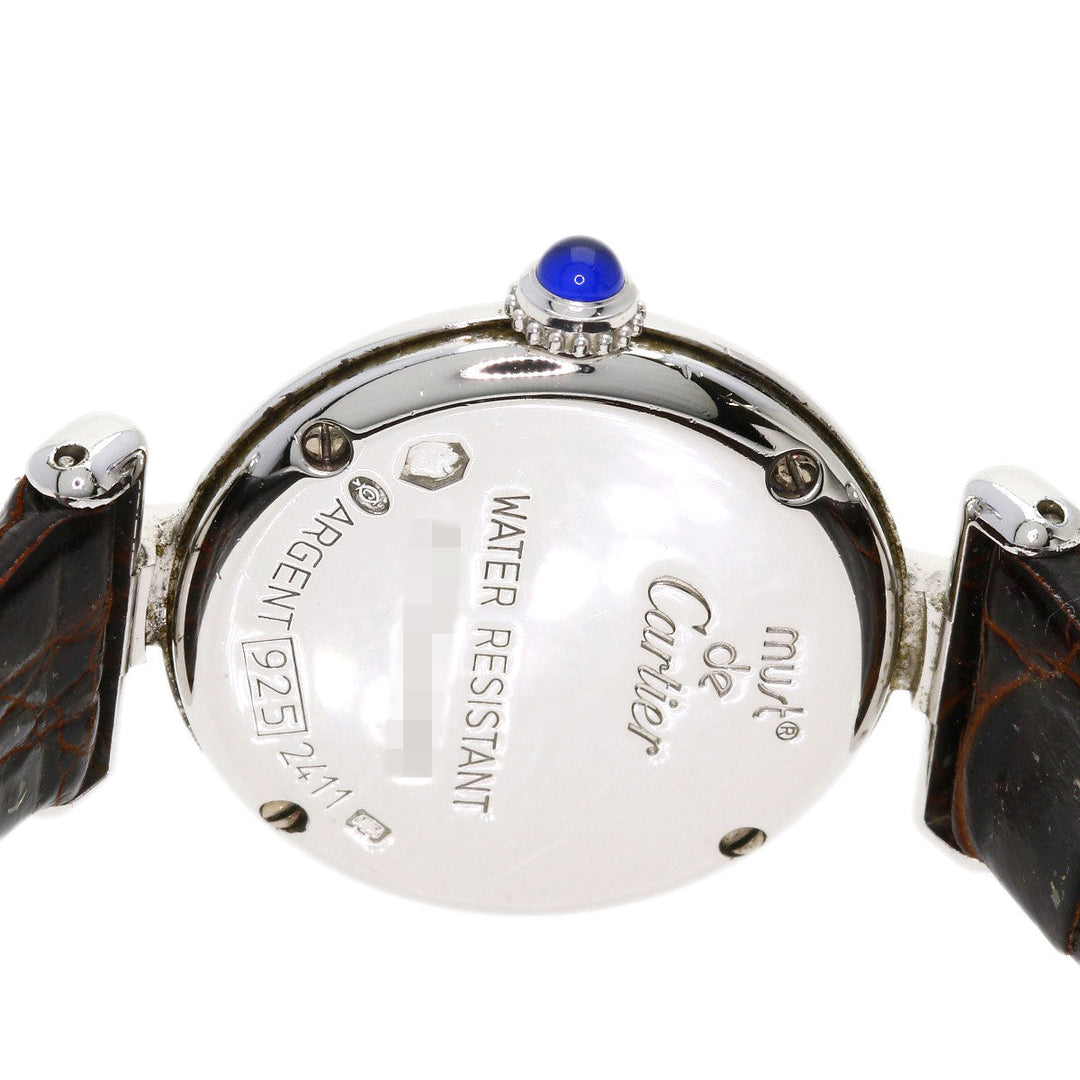 CARTIER Watches Quartz W1011455 Stainless Steel Silver Must-Collize white dial