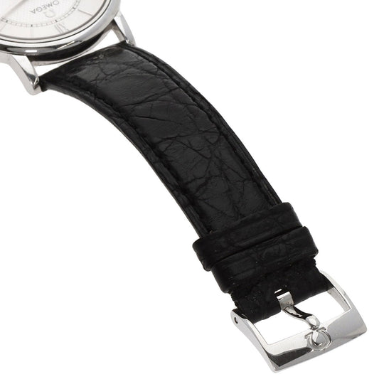 OMEGA Watches Quartz 7814.31 Stainless Steel, Leather Silver De Ville Prestige Silver dial mens Used Authentic