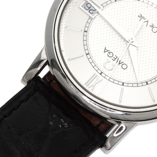 OMEGA Watches Quartz 7814.31 Stainless Steel, Leather Silver De Ville Prestige Silver dial mens Used Authentic