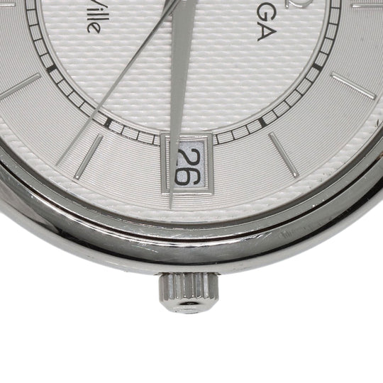OMEGA Watches Quartz 7814.31 Stainless Steel, Leather Silver De Ville Prestige Silver dial mens Used Authentic