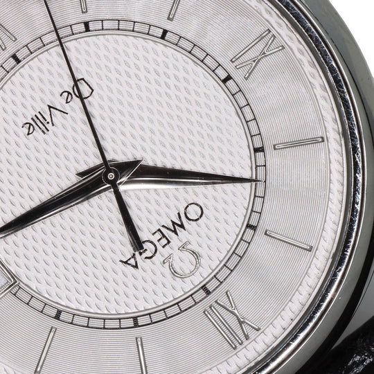 OMEGA Watches Quartz 7814.31 Stainless Steel, Leather Silver De Ville Prestige Silver dial mens Used Authentic