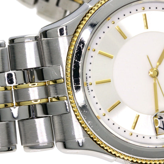 SEIKO Watches Quartz GCAX988 8J82-6A30 Stainless Steel , SSxK18YG Silver CREDOR round face Silver dial mens Used Authentic