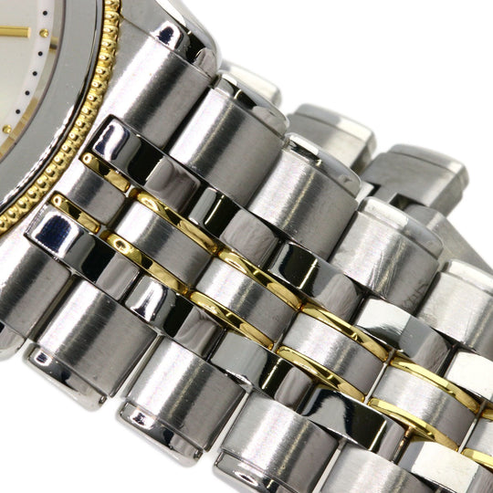 SEIKO Watches Quartz GCAX988 8J82-6A30 Stainless Steel , SSxK18YG Silver CREDOR round face Silver dial mens Used Authentic