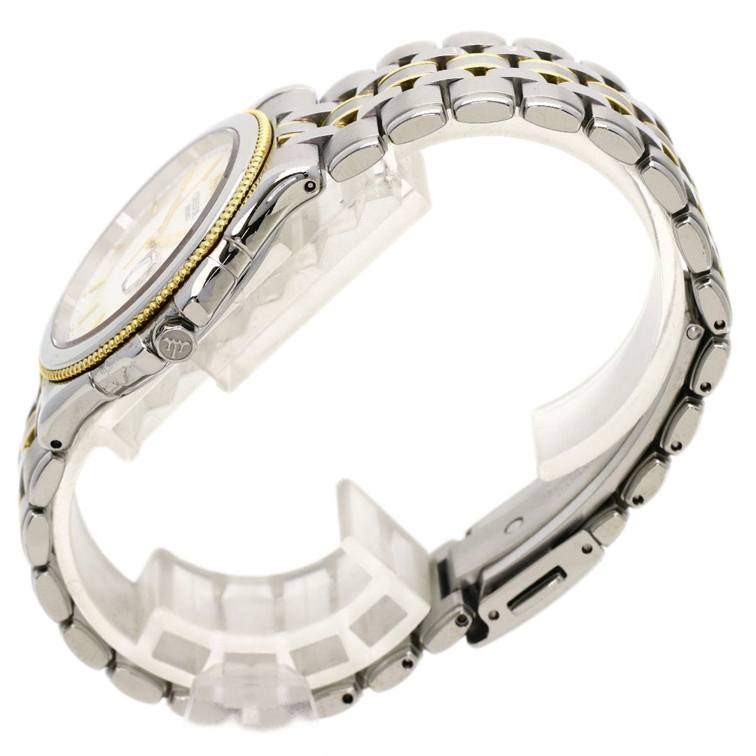 SEIKO Watches Quartz GCAX988 8J82-6A30 Stainless Steel , SSxK18YG Silver CREDOR round face Silver dial mens Used Authentic