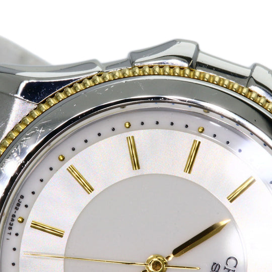 SEIKO Watches Quartz GCAX988 8J82-6A30 Stainless Steel , SSxK18YG Silver CREDOR round face Silver dial mens Used Authentic