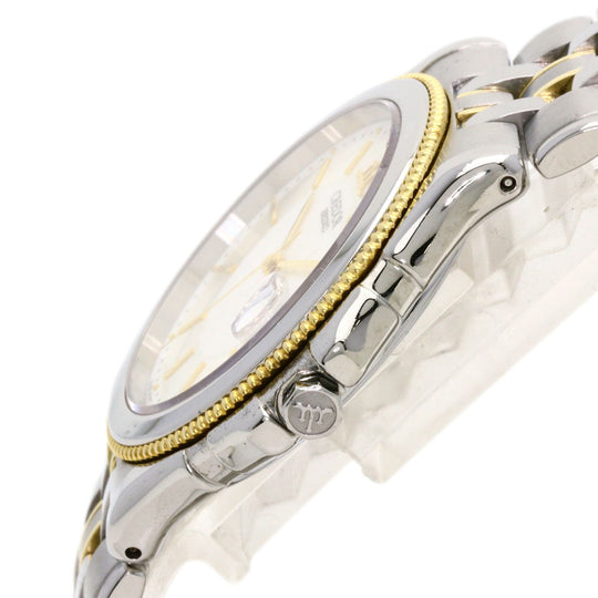 SEIKO Watches Quartz GCAX988 8J82-6A30 Stainless Steel , SSxK18YG Silver CREDOR round face Silver dial mens Used Authentic