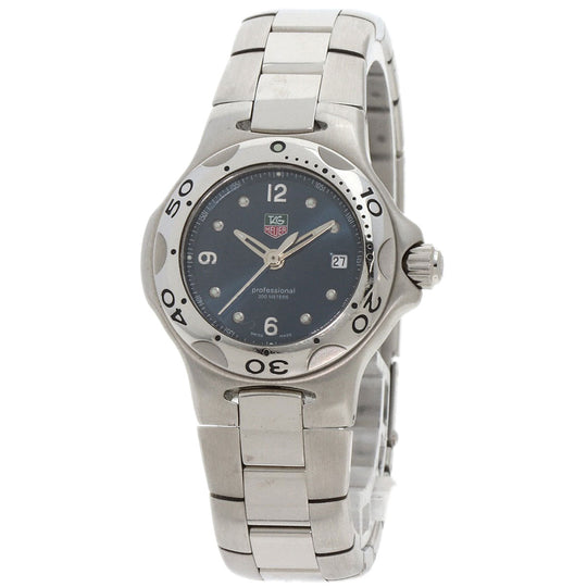 TAG HEUER Watches Quartz WL1313-0 Stainless Steel , Stainless Steel Silver Kylium Navy dial Women Used Authentic