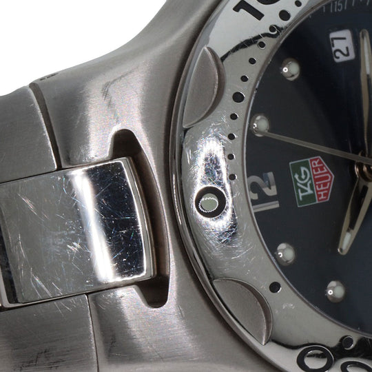 TAG HEUER Watches Quartz WL1313-0 Stainless Steel , Stainless Steel Silver Kylium Navy dial Women Used Authentic