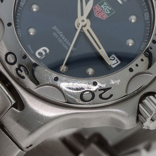 TAG HEUER Watches Quartz WL1313-0 Stainless Steel , Stainless Steel Silver Kylium Navy dial Women Used Authentic